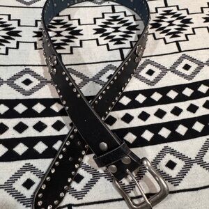Studded Leather Belt
